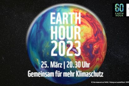 Am Samstag, dem 25. März wird um 20.30 Uhr für eine Stunde das Licht ausgeschaltet.