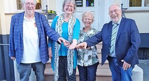 Der Vorstand des neuen Chorverbandes besteht aus Kassenwart Uli Döscher, der ersten Vorsitzenden Birgit Böttger, Schriftwartin Brigitte Schirrmacher und dem zweiten Vorsitzenden Karl Behrendsen (v lks.). Von ihnen ging die Initiative zur Verbandsgründung aus.