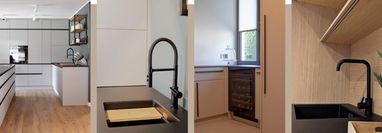 Hochwertige und nachhaltige Materialien kommen beim Möbelbau zum Einsatz.