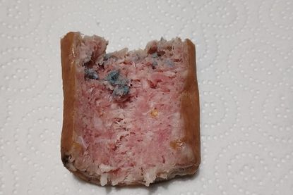Sichergestellter Giftköder.