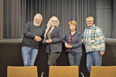 Thomas Wroblewski, Clara Vest, Jette Malmskov und Franziska Schütz im Oldenburger Stadttheater.