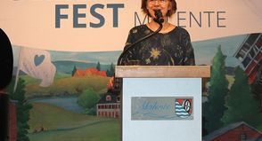 Pastorin Andrea Pistor plädierte für Gemeinsinn und Zuversicht.