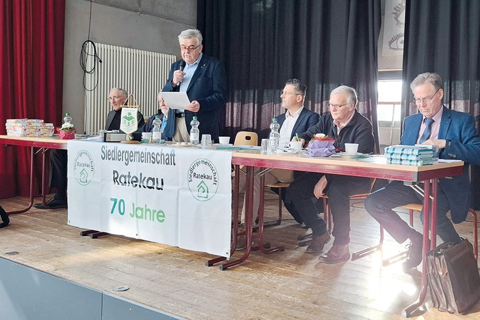Der kommissarische Vorsitzende, Gerd-Reiner Hoja, leitete die Jahreshauptversammlung.