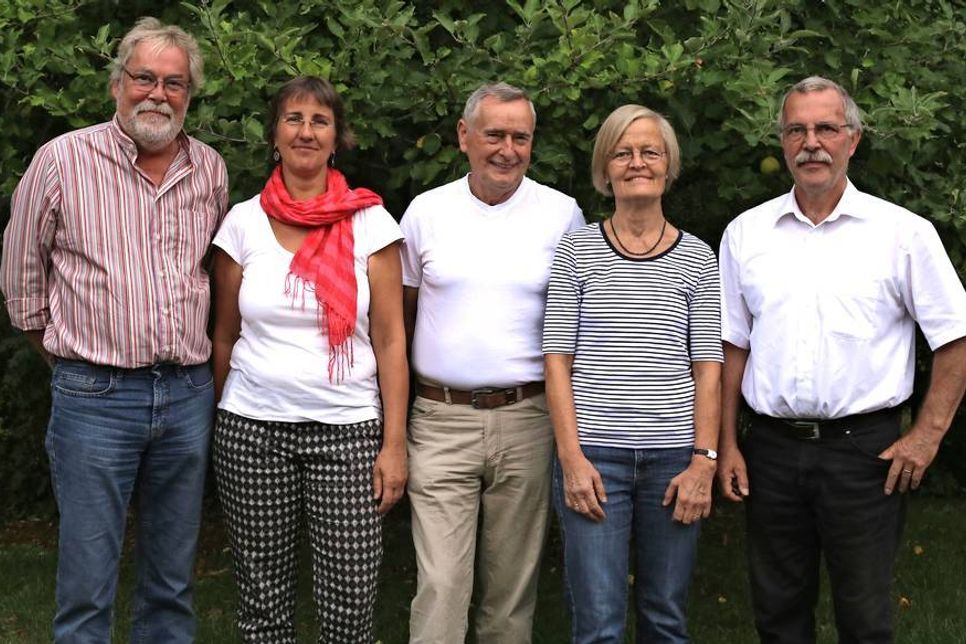 Wolfgang Pink, Simone Günther, Roland Gangl, Angelika Kundy, Wulf Kundy (v. lks.).