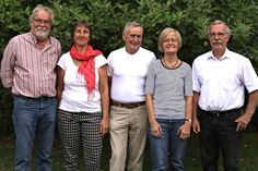 Wolfgang Pink, Simone Günther, Roland Gangl, Angelika Kundy, Wulf Kundy (v. lks.).