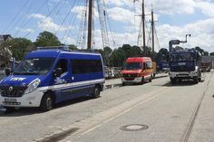Einsatz an der Hafenwestseite.