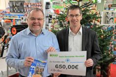 Holger Werner und Henning Reimann (v. lks.) setzen sich gegen die Ausbreitung der Kinderarmut sowie einer Förderung von bedürftigen Familien ein.