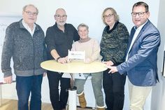 Der neue Vorstand der BfB Stodo (v.l.): Heiko Greve, Wolfgang Götsch, Renate Wentorf, Elke Simon und Frank Konzorr.
