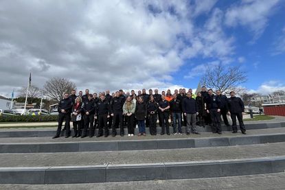 Grömitzer Polizeistation, Gemeindeverwaltung, Feuerwehr und Tourismus-Service Grömitz trafen sich zum Austausch der bevorstehenden Aufgaben zur Saison 2024.