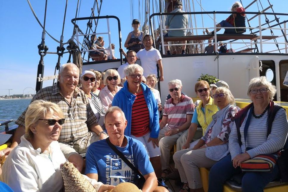 Der Seniorenbeirat auf der „Loth Lorien“.