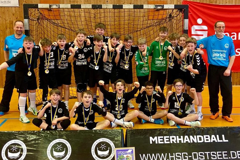 Kreismeister Saison 2023/24 - mD1 der HSG Ostsee N/G.