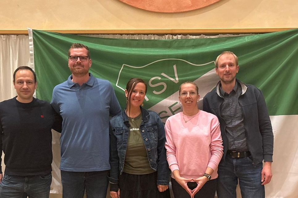 Daniel Hartleib, Marco Patzer, Sabrina Künze, Jasmin Jürß und Marc Wolgast (v. lks.).