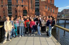Die Schülerinnen und Schüler des Küstengymnasiums besuchten auch die Speicherstadt.