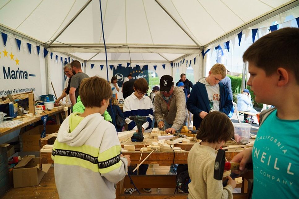Für Kinder hält das Yachtfestival Mitmachangebote bereit. (© YACHTFESTIVAL365)