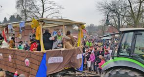 Der Umzug durch die Gemeinde wird nur alle fünf Jahr organisiert