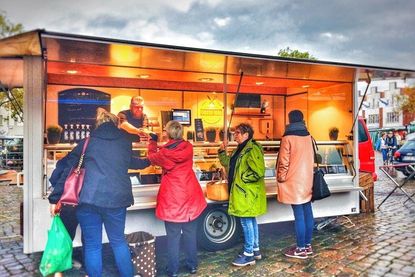 „Gusto mio“ ist seit Oktober auf dem Neustädter Markt.