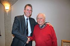 1. Vorsitzender Wolfgang Westphal (lks.) mit dem neuen Ehrenmitglied Gerhard Schick.