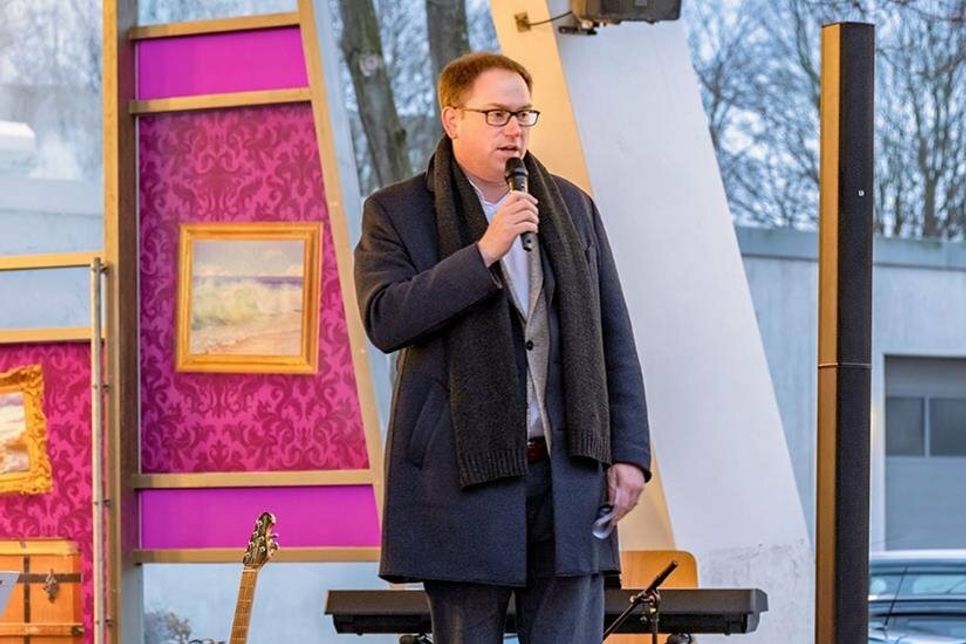 Lübecks Bürgermeister Jan Lindenau überbrachte die Glückwünsche der Hansestadt.