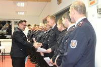 Verpflichtung auf die Satzung der Wehr.
