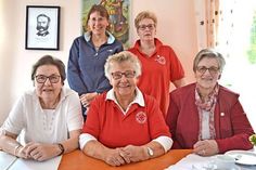 Der DRK-Vorstand des Ortsvereins Schönweide (v. l.) : Regina Benecke (Schriftführerin), Maren Schwatlo (Kassenwartin), Ortsvorsitzende Ingrid Manzke, Brigitte Manzke(stellvertr. Vorsitzende), Christa Wede (stellvertretende Vorsitzende).