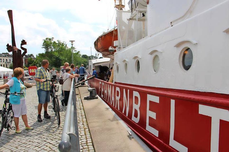 Open ship auf dem Feuerschiff.