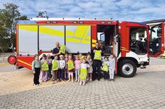 Die Feuerwehr begrüßt die neuen ABC-Schützen
