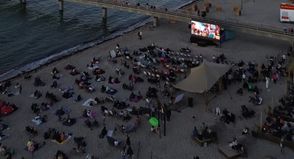 Kino am Strand von Heiligenhafen.