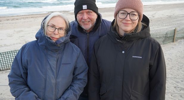 Der verbliebene Vorstand mit Kassenwartin Petra Templin, 1. Vorsitzenden Jürgen Möller und Beisitzerin Tina Schmid (v. lks.).