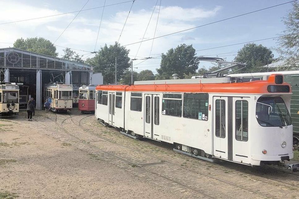 Am Sonnabend, 9. September rollen die historischen Straßenbahnen am Museumsbahnhof in Schönberger Strand.