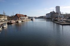 Der Neustädter Hafen. Vom Hafenbecken aus können Angler auf Hering gehen, mit ein bisschen Glück gehen hier auch ab und an Dorsche und Meerforellen auf Futtersuche.