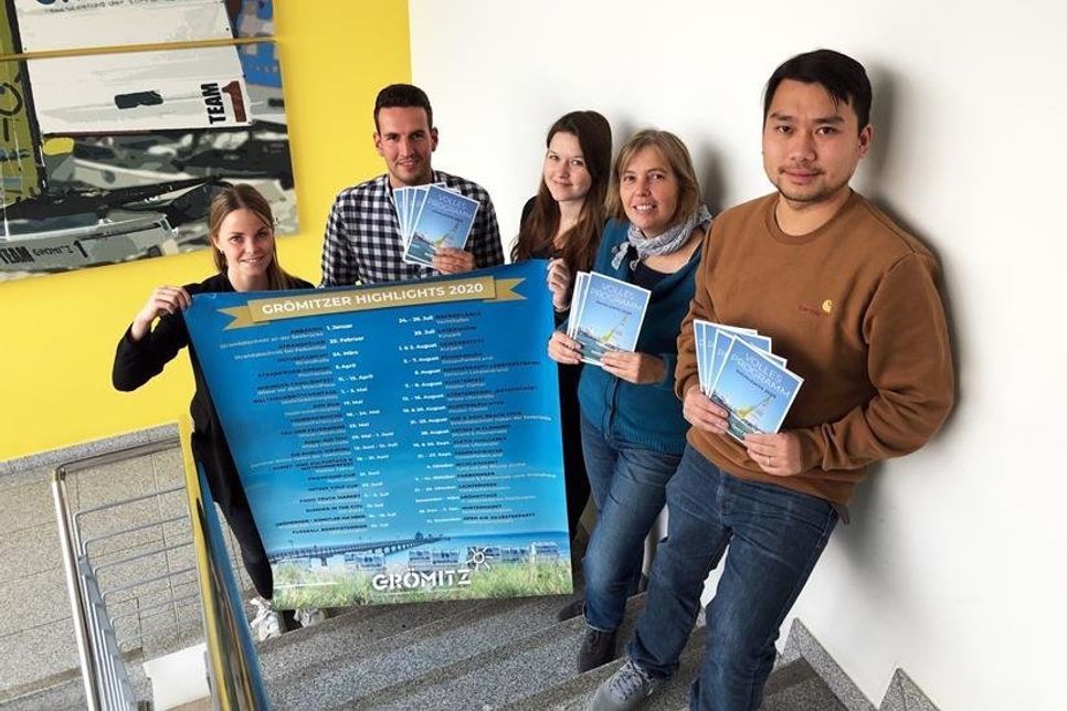 Das Team vom Tourismus-Service Grömitz.