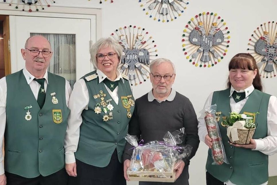 Klaus Kühl, Brunhilde Bendfeldt, Jürgen Schulz und Claudia Westphal (v. lks.).