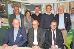 Der WVE-Vorstand mit den Neugewählten im Vordergrund: (v.li.). Thomas Menke, Hans-Wilhelm Hagen, Dr. Moritz Hinz. Hinten: Manfred Reinhardt, Anne Grüter, Stefan Dose, Tim Phillip Dreyer und Karsten Hinz.