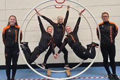 Marla Axt, Lavina Perk, Andra Franz, Torva Franz und Janine Perk (v. lks.).