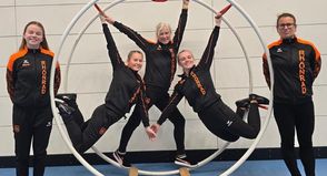 Marla Axt, Lavina Perk, Andra Franz, Torva Franz und Janine Perk (v. lks.).