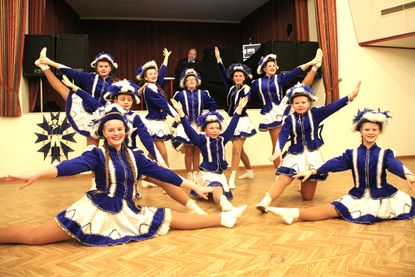 Die Blau-Weiß-Junioren in Aktion.