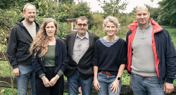 Die Initiatoren und Initiatorinnen v.l.n.r.: Jürgen Rauert, Svenja Nielson, Matthias Meetz, Barbara Bugislaus-Scheel, Jonas Höpner