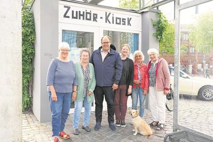 Bürgermeister Mirko Spieckermann zu Besuch im Jahr 2024.