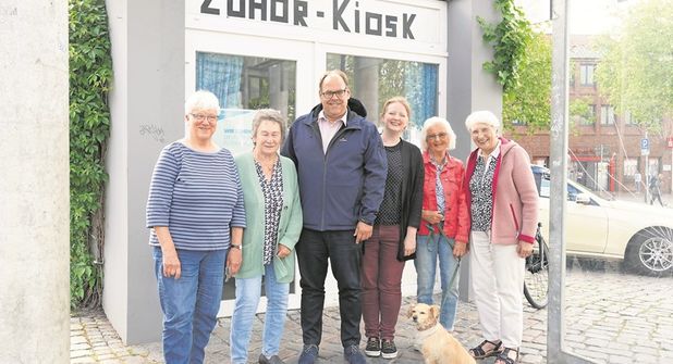 Bürgermeister Mirko Spieckermann zu Besuch im Jahr 2024.