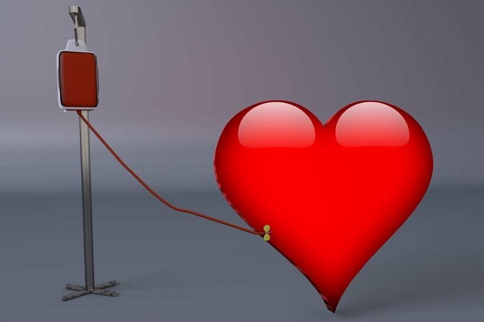 Blut spenden und Leben retten.