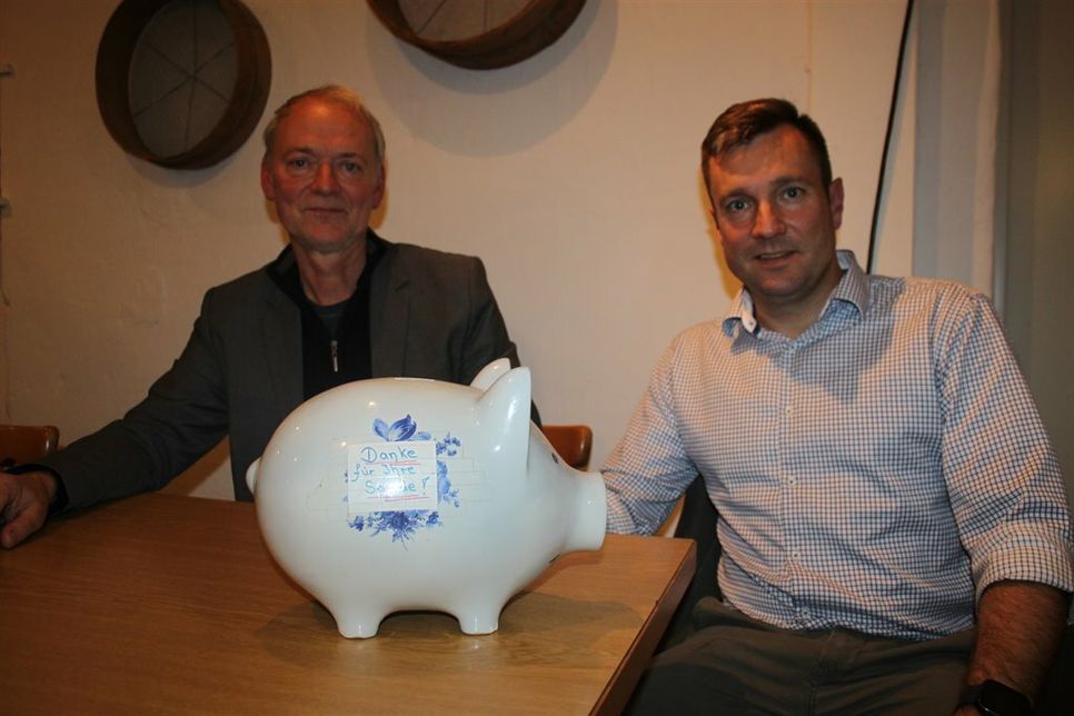 Werben weiterhin um Spenden: Museumsleiter Eckhard Schulte-Kersmecke (lks.) und Kassenwart Sebastian Seidel.