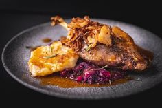 Ganz schön lecker: der Gänsebraten.