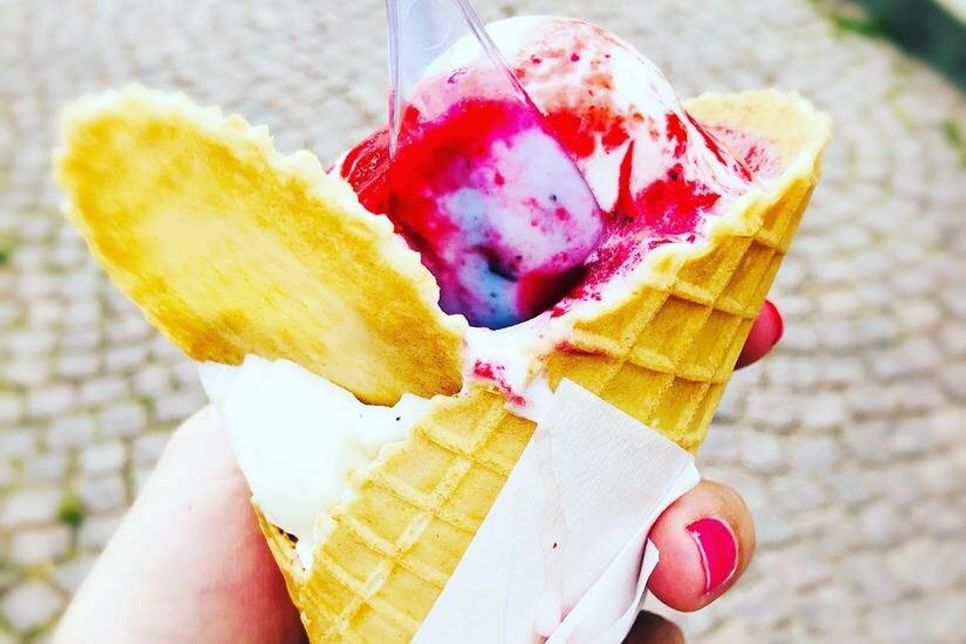 Ein köstliches Eis ist immer eine gute Idee.
