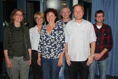 Der erste Vorstand im September 2011: Kassenwartin Sabine Stryga, Schriftführerin Tamara Weegé-Esmann, 2. Vorsitzende Beatrix Spiegel, Beisitzer Karl-Heinz Schumacher, 1. Vorsitzender Mano Salokat und Beisitzer Tobias Mayer (v. lks.).