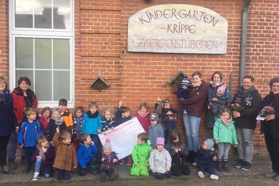 Große Freude im Kindergarten Zwergenstübchen.