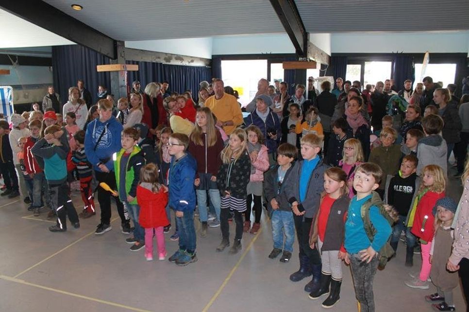 Eingeteilt in vier Gruppen starteten rund 90 Kinder pro Durchgang.