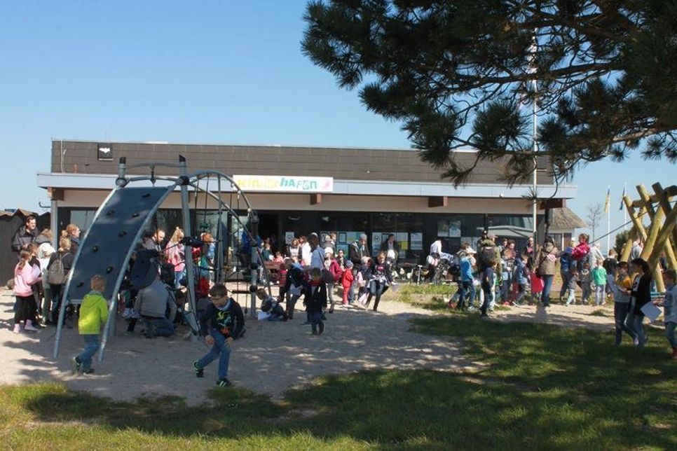 Der Kinderhafen war der Ausgangspunkt für die Rallye.