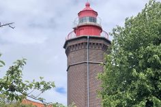 Der Leuchtturm in Dahmeshöved kann derzeit nur von Außen angeschaut werden.