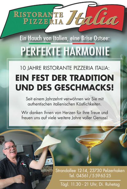 10 Jahre Ristorante & Eiscafé Italia Gm