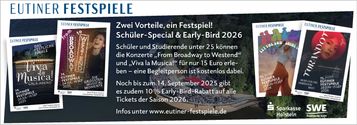 Schüler-Special & Early-Bird 2026